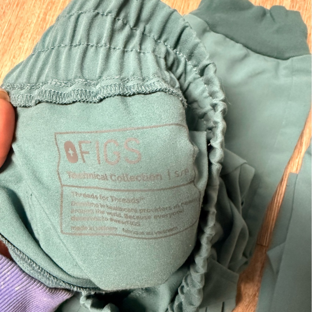 Teal Scrub Set. - Picture 3 of 3